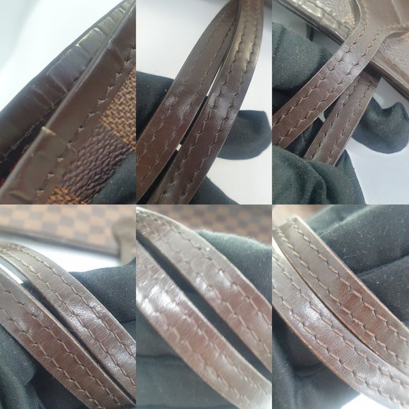 LOUIS VUITTON Neverfull GM Damier Ebene N51106 Genuine Tote Shoulder  bag - Picture 12 of 16